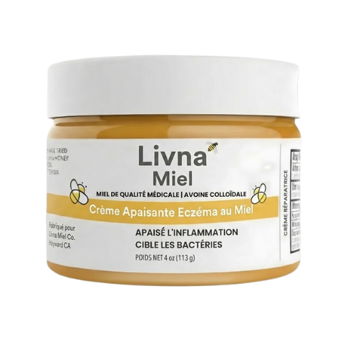 Crème au Miel Livna™ pour l'Eczéma