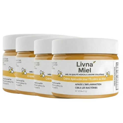 Crème au Miel Livna™ pour l'Eczéma
